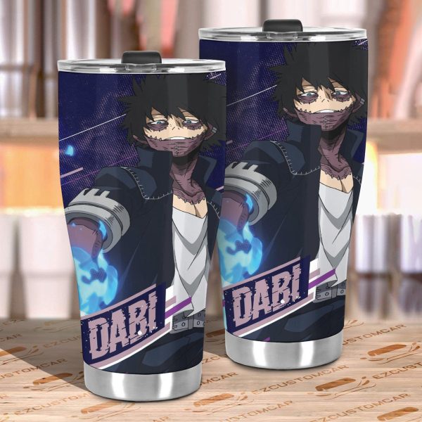 dabi car tumbler cup cutsom my hero academia anime car accessories mk9ee