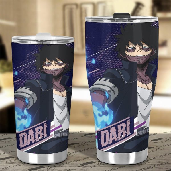 dabi car tumbler cup cutsom my hero academia anime car accessories q3jqy