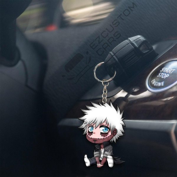 dabi keychains custom my hero academia anime car accessories o9bkp