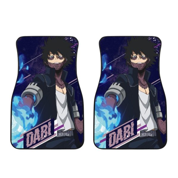 dabi my hero academia custom car floor mats nlwar
