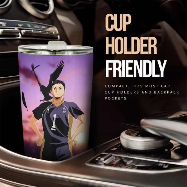daichi sawamura car tumbler cup custom volleyball anime car accessories wtkx1