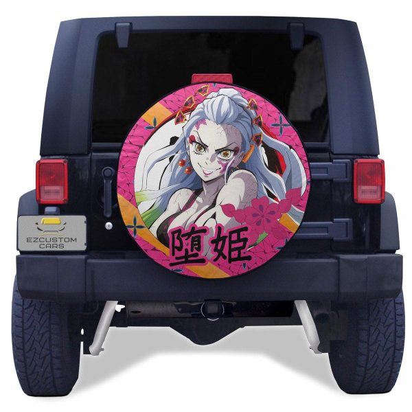 Daki Spare Tire Cover Custom Demon Slayer Anime Car Accessories