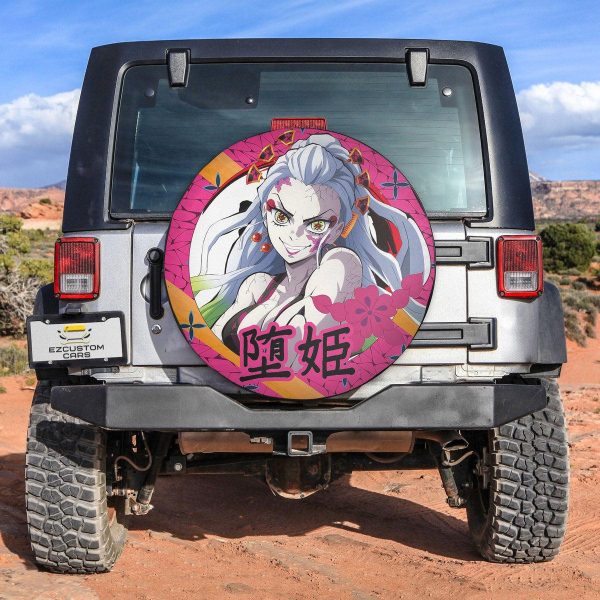 Daki Spare Tire Cover Custom Demon Slayer Anime Car Accessories