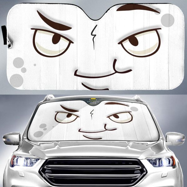 Danger Cartoon Eyes Car Sun Shade Custom Car Accessories