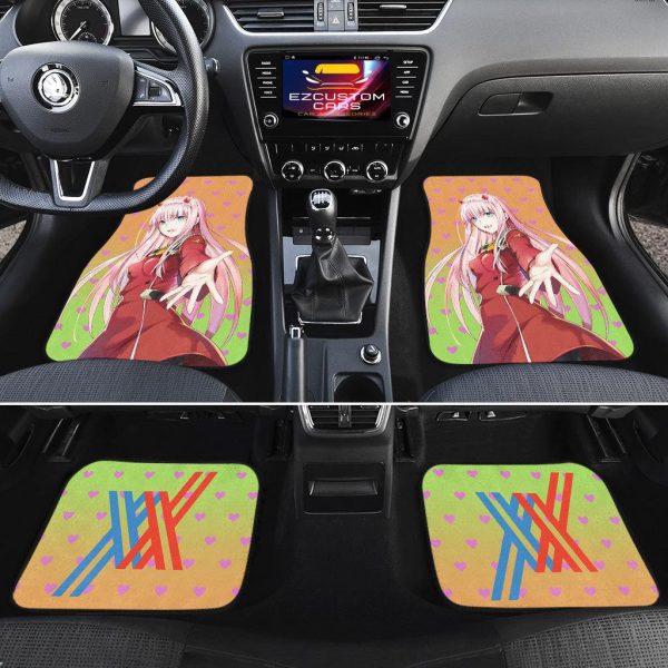 darling in the franxx anime car floor mats car accessorieszero two atcjh