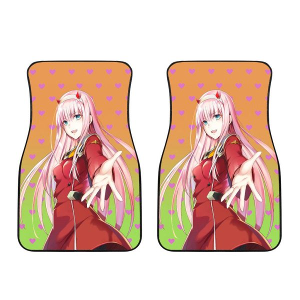 darling in the franxx anime car floor mats car accessorieszero two ypmt5