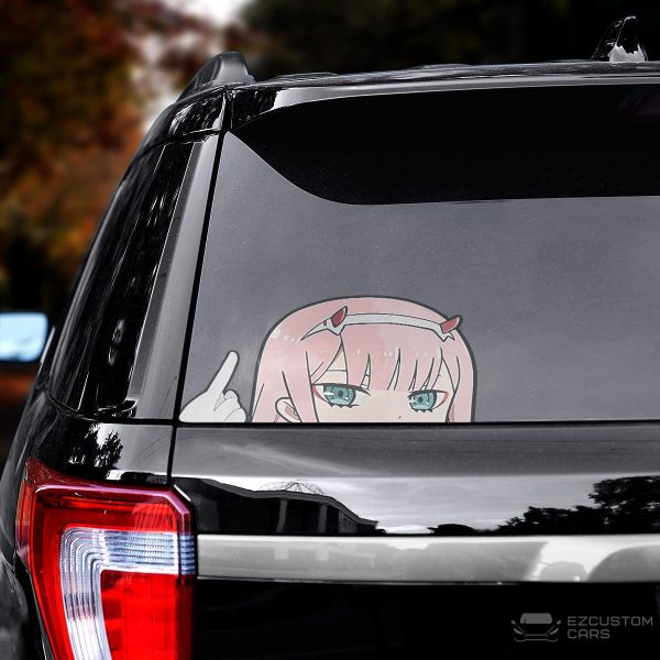 darling in the franxx car accessories anime car sticker zero two oktsk