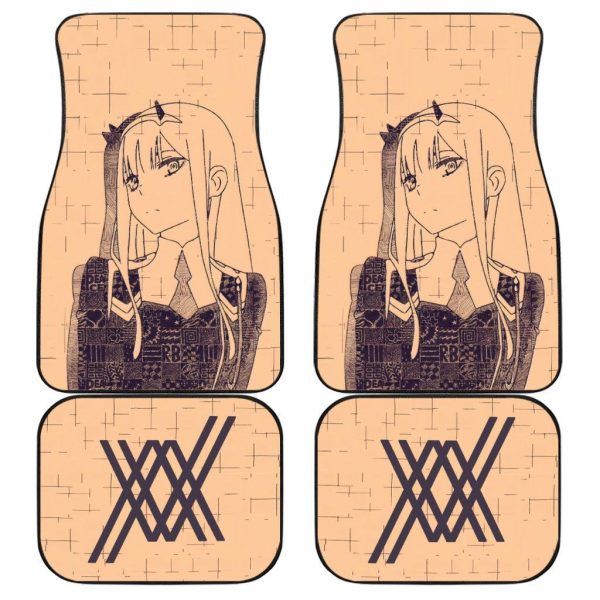 Darling in the Franxx Anime Car Floor Mats Car AccessoriesZero Two