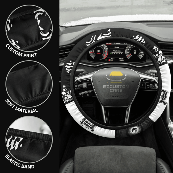 death note anime steering wheel cover custom lawliet l anime car accessories ioi4s