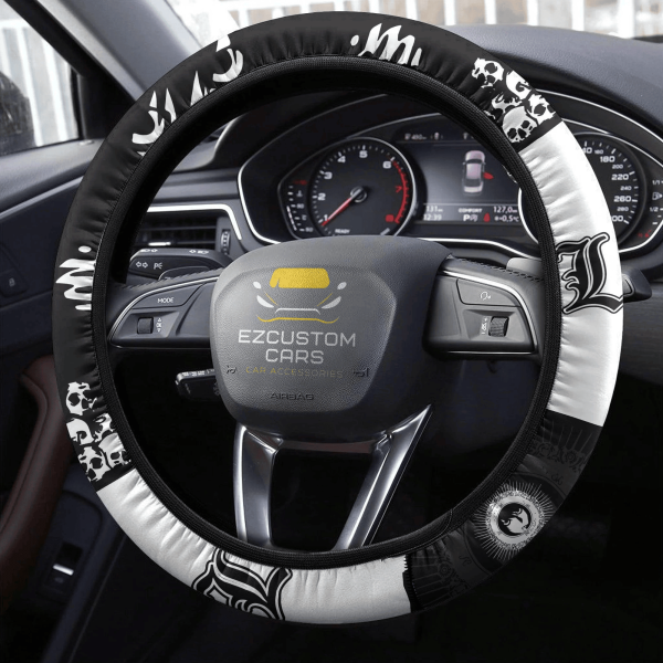 death note anime steering wheel cover custom lawliet l anime car accessories vziwk