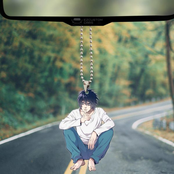 death note car accessories anime car ornament l lawliet 72old