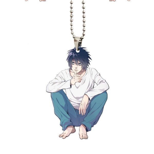 death note car accessories anime car ornament l lawliet liewt