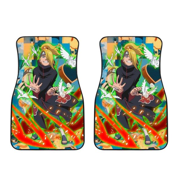 deidara naruto car floor mats anime car accessories ysvuo