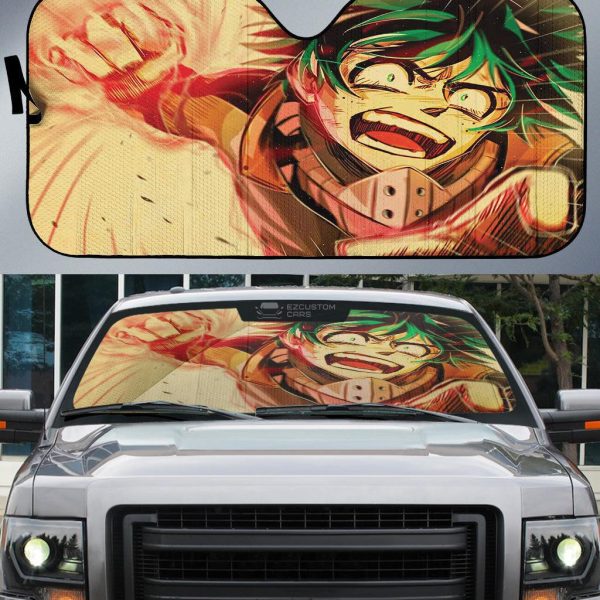 Deku Car Sun Shade Custom My Hero Academia Anime Car Accessories