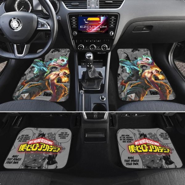 deku kacchan car floor mats custom my hero academia anime car accessories d4fjm