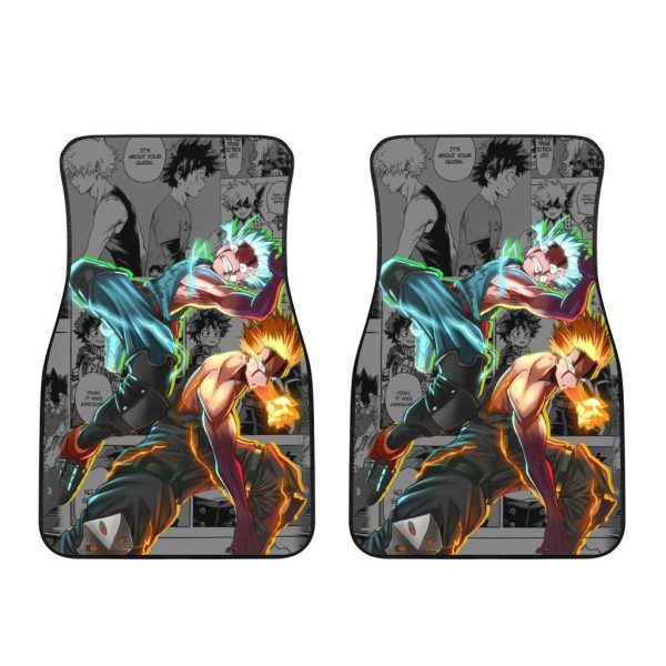 Deku & Kacchan Car Floor Mats Custom My Hero Academia Anime Car Accessories