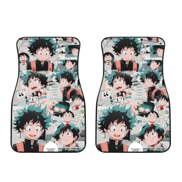 Deku Manga Car Floor Mats Anime My Hero Academia Fan Gift