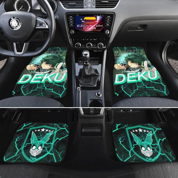 deku my hero academia anime car floor mats anime car accessories gzdsd