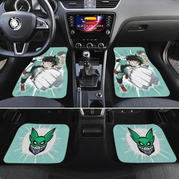 deku my hero academia anime car floor mats anime car accessories mmqlk