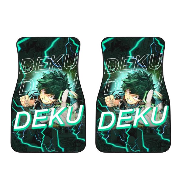 Deku My Hero Academia Anime Car Floor Mats Anime Car Accessories