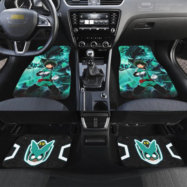 deku my hero academia car floor mats custom izuku midoriya anime car accessories k5fp3