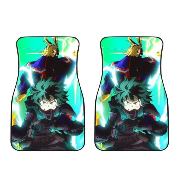 Deku x All Might Car Floor Mats Custom My Hero Academia Anime Car Accessories