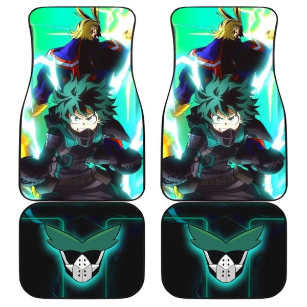 My Hero Academia Anime Car Floor Mats Deku x All Might Custom Car Accessories