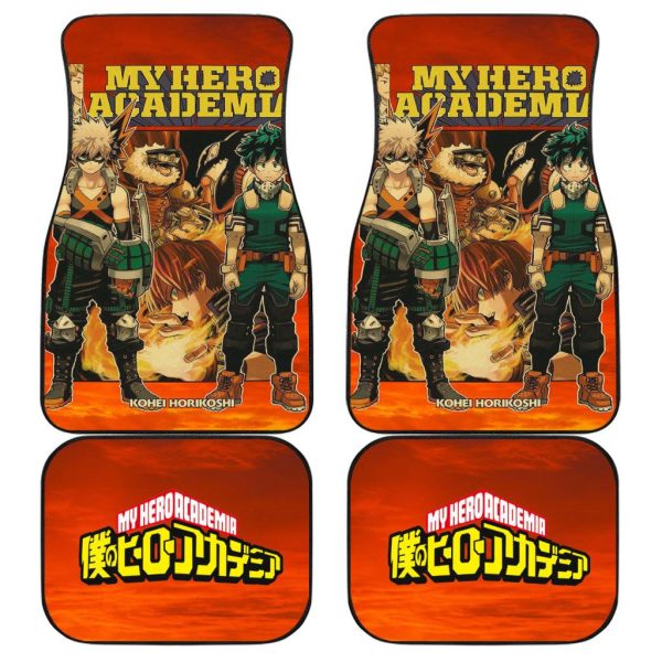 Bakugou and Deku MHA Car Floor Mats