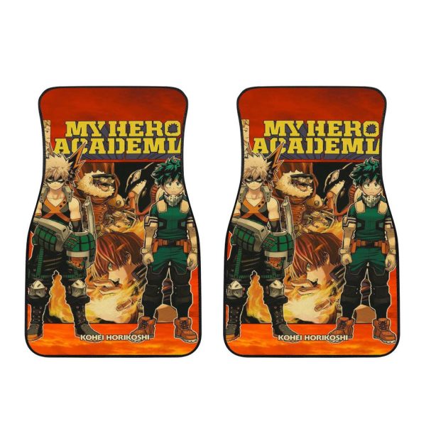 deku x kacchan mha car floor mats zan0r