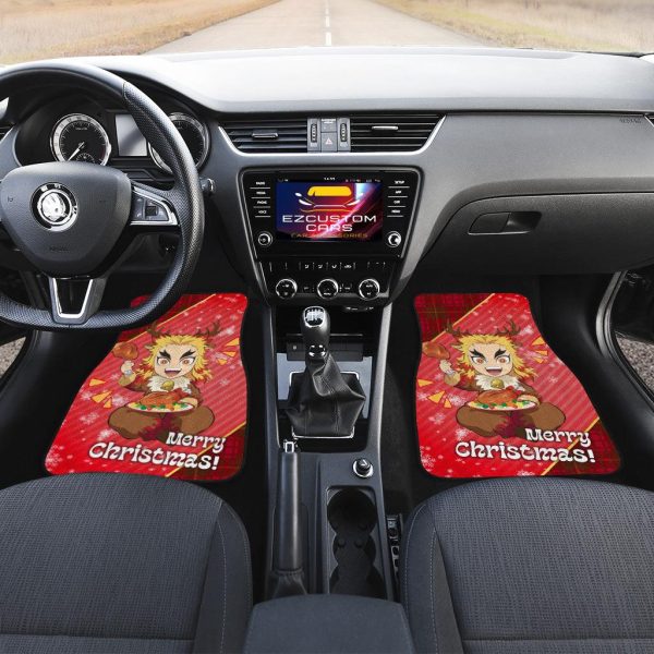 demon slayer anime car floor mats car accessorieskyojuro rengoku christmas k0cow