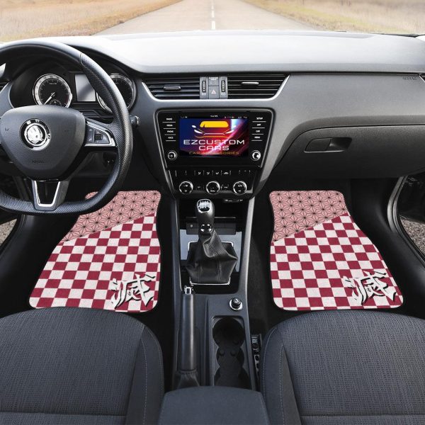 demon slayer anime car floor mats car accessoriesnezuko kamado ogkvk