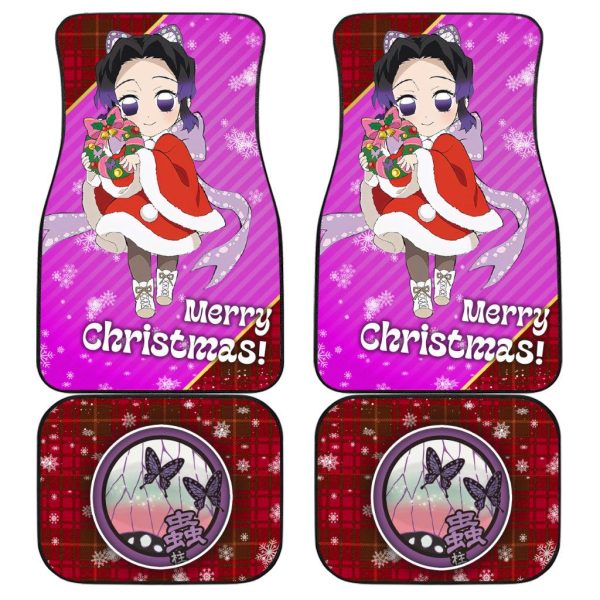 Demon Slayer Anime Car Floor Mats Car AccessoriesShinobu Kocho Christmas