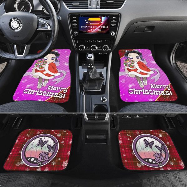 demon slayer anime car floor mats car accessoriesshinobu kocho christmas vdtxy