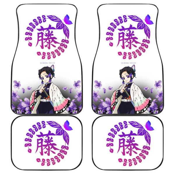 Demon Slayer Anime Car Floor Mats Car AccessoriesShinobu Kocho Christmas
