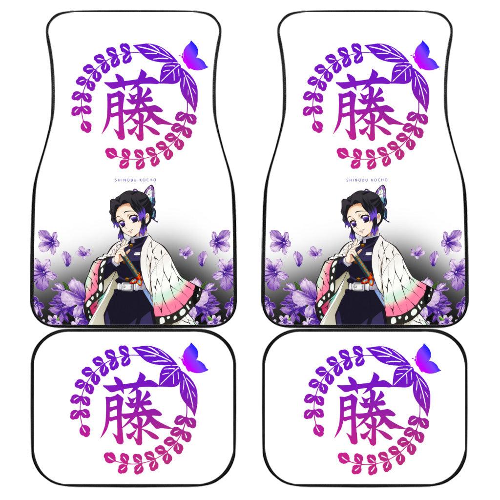 Demon Slayer Anime Car Floor Mats Car AccessoriesShinobu Kocho x Symbol Demon Slayer Anime Car Floor Mats Car AccessoriesShinobu Kocho x Symbol