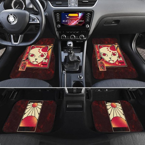 demon slayer anime car floor mats lt1qs