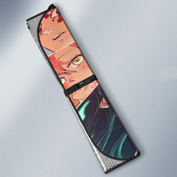 demon slayer anime car sun shade characters ytb9m
