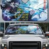Demon Slayer Anime Car Sun Shade Giyu Tomioka