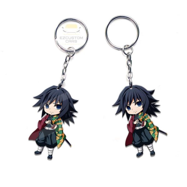 demon slayer anime custom keychains tomioka giyuu car accessories cqxfc