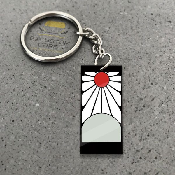 Demon Slayer Anime Keychains Tanjiro Kamado Earring Custom Car Accessories
