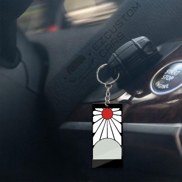 demon slayer anime keychains tanjiro kamado earring custom car accessories gm7eh