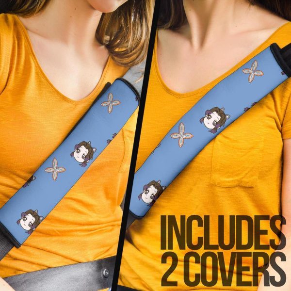 demon slayer anime seat belt covers anime car accessories kanao tsuyuri pattern a3edm