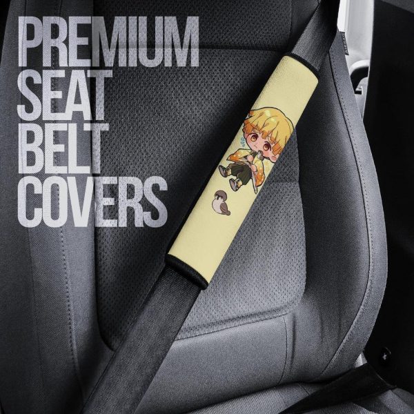 demon slayer anime seat belt covers anime car accessories zenitsu agatsuma tqnro