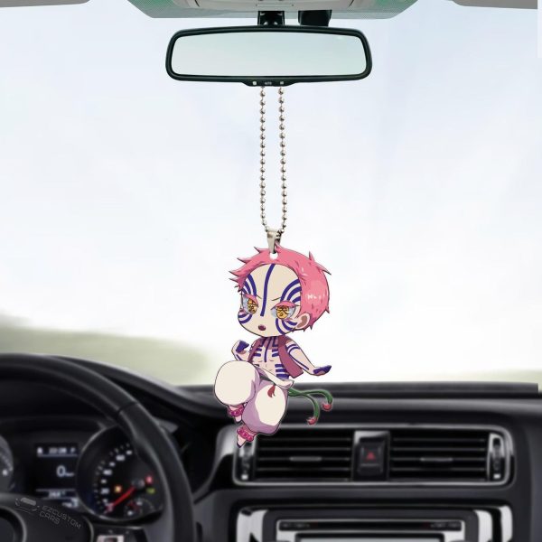 Demon Slayer Car Accessories Anime Car Ornament Akaza