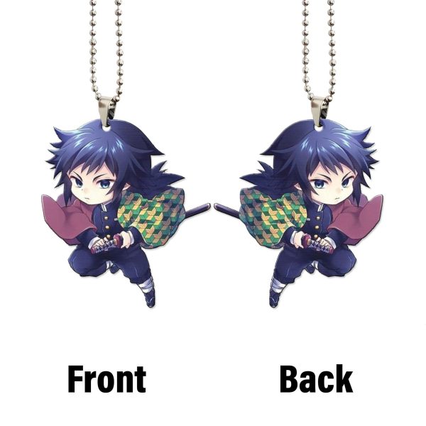 Demon Slayer Car Accessories Anime Car Ornament Giyu