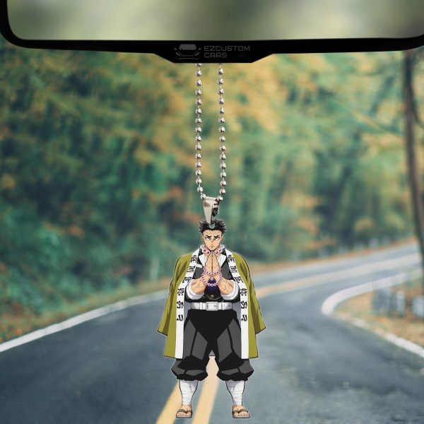 demon slayer car accessories anime car ornament gyomei himejima c2nrz