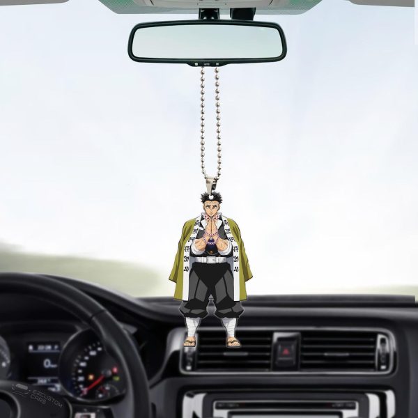 Demon Slayer Car Accessories Anime Car Ornament Gyomei Himejima
