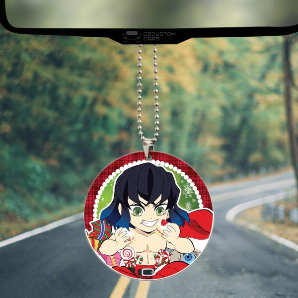 demon slayer car accessories anime car ornament hashibira christmas eswia