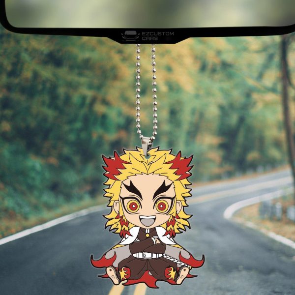 demon slayer car accessories anime car ornament kyojuro rengoku 2kttz