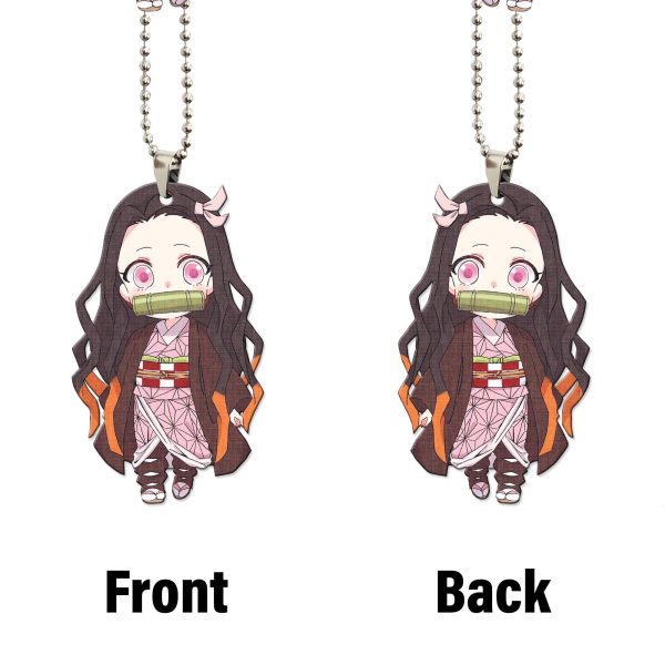 Demon Slayer Car Accessories Anime Car Ornament Nezuko Kamado
